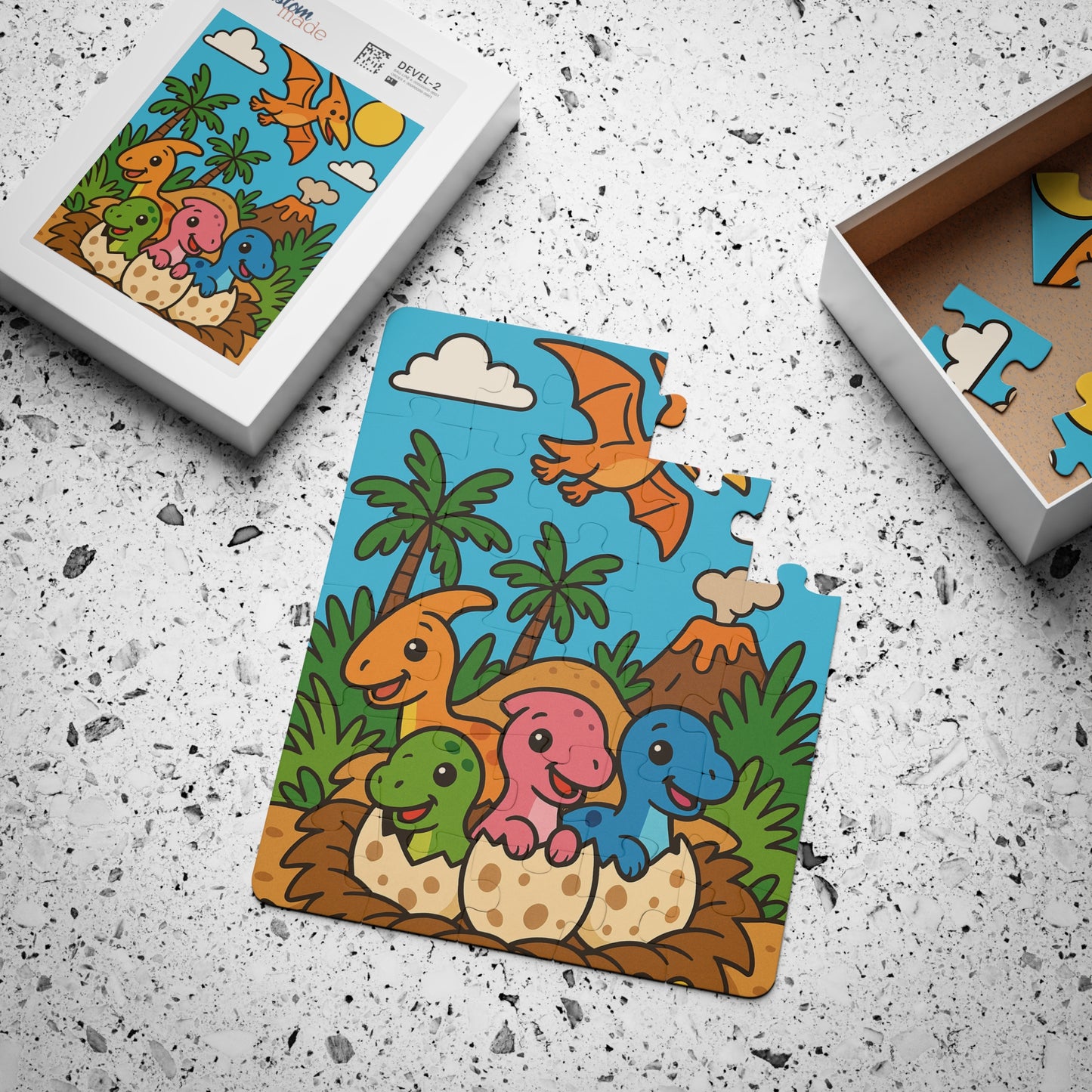 Dinosaur Adventure Kids' Puzzle - 30-Piece Fun for Young Explorers