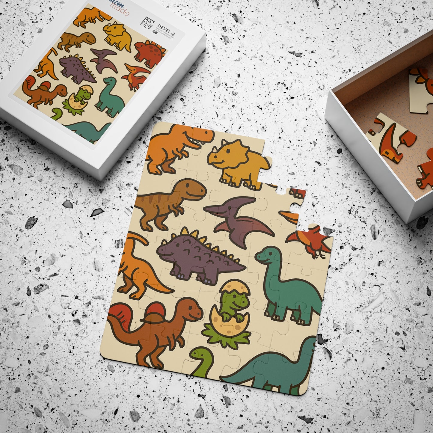 Dinosaur Kids' Puzzle - Fun 30-Piece Educational Game for Children