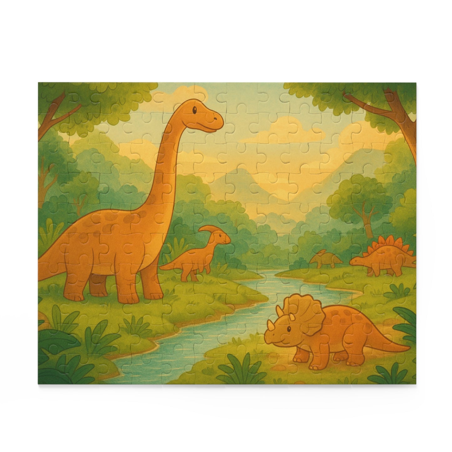 Dinosaur Adventure Puzzle - Fun Family Activity for Kids