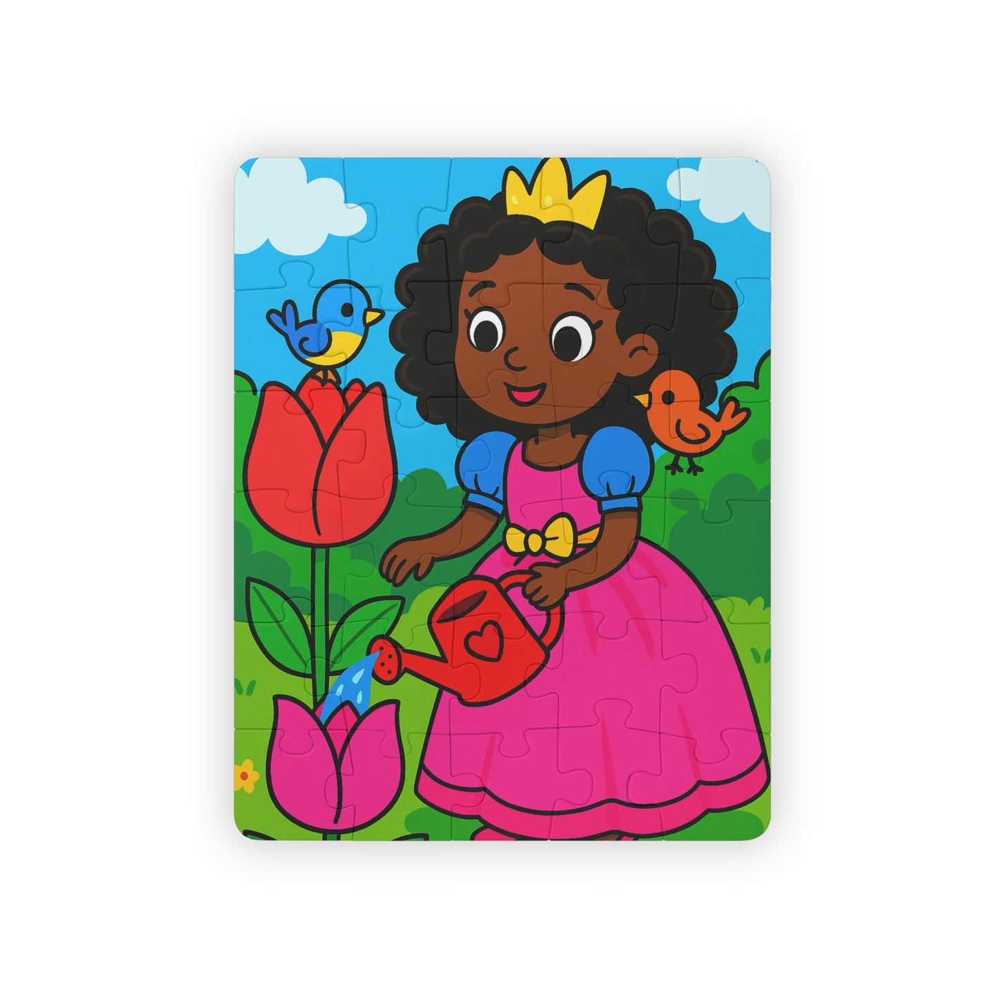 Kids' 30-Piece Puzzle - Fun Garden Princess Theme
