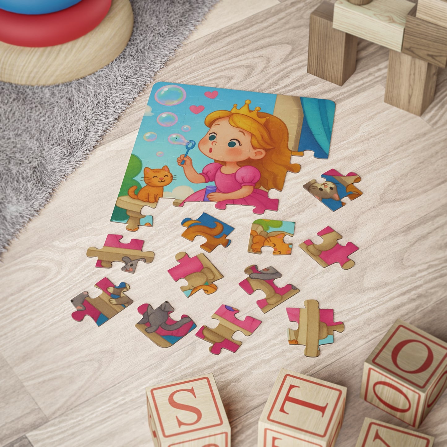 Princess Bubble Adventure 30-Piece Kids' Puzzle