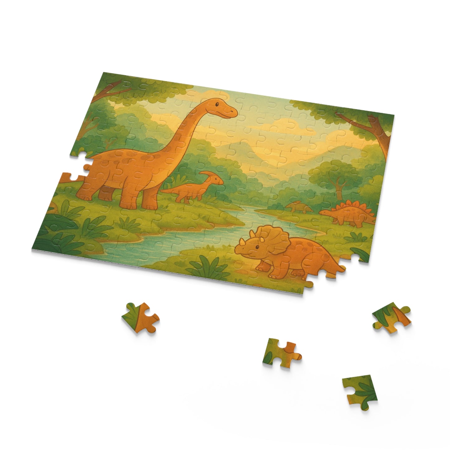 Dinosaur Adventure Puzzle - Fun Family Activity for Kids