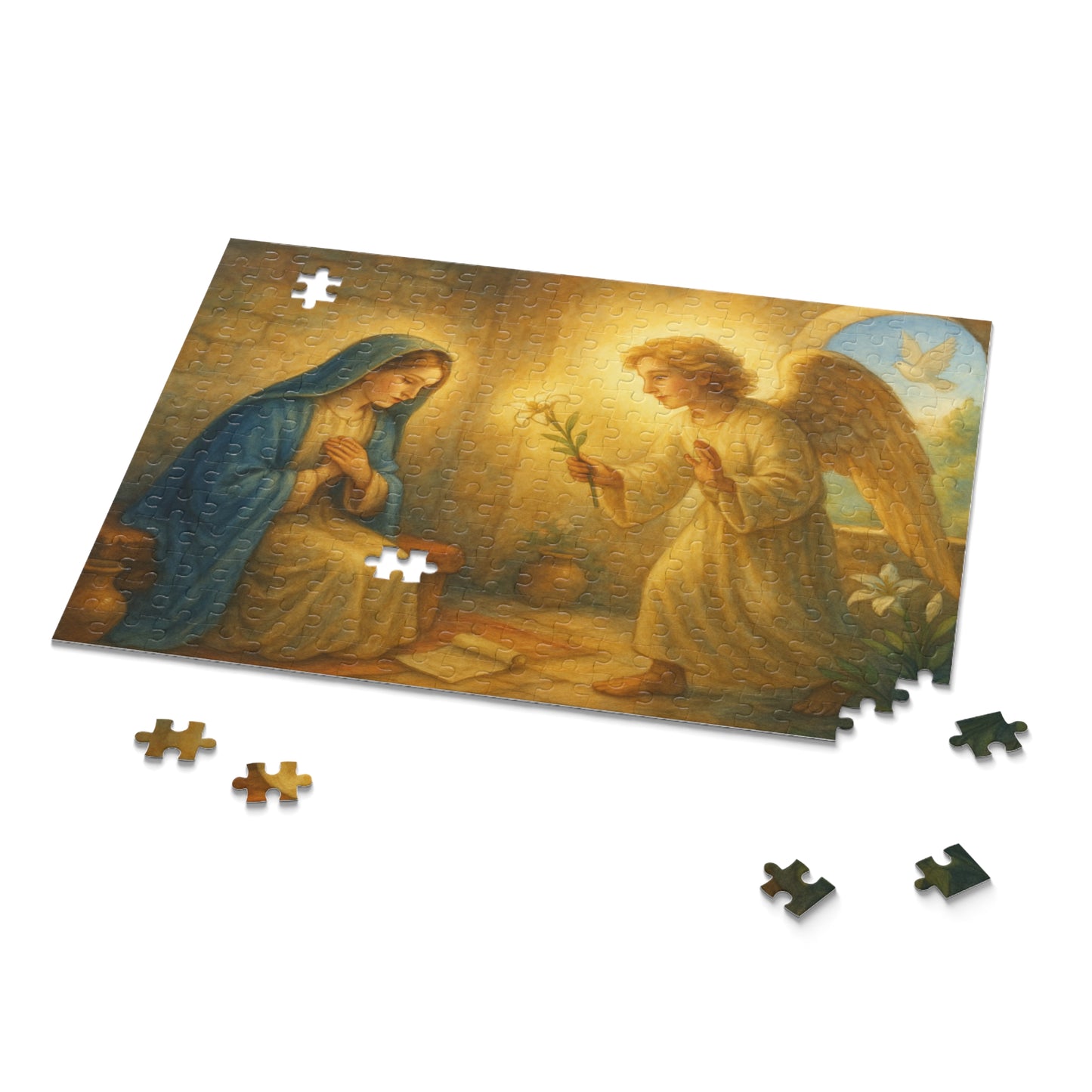Serene Angel & Virgin Mary