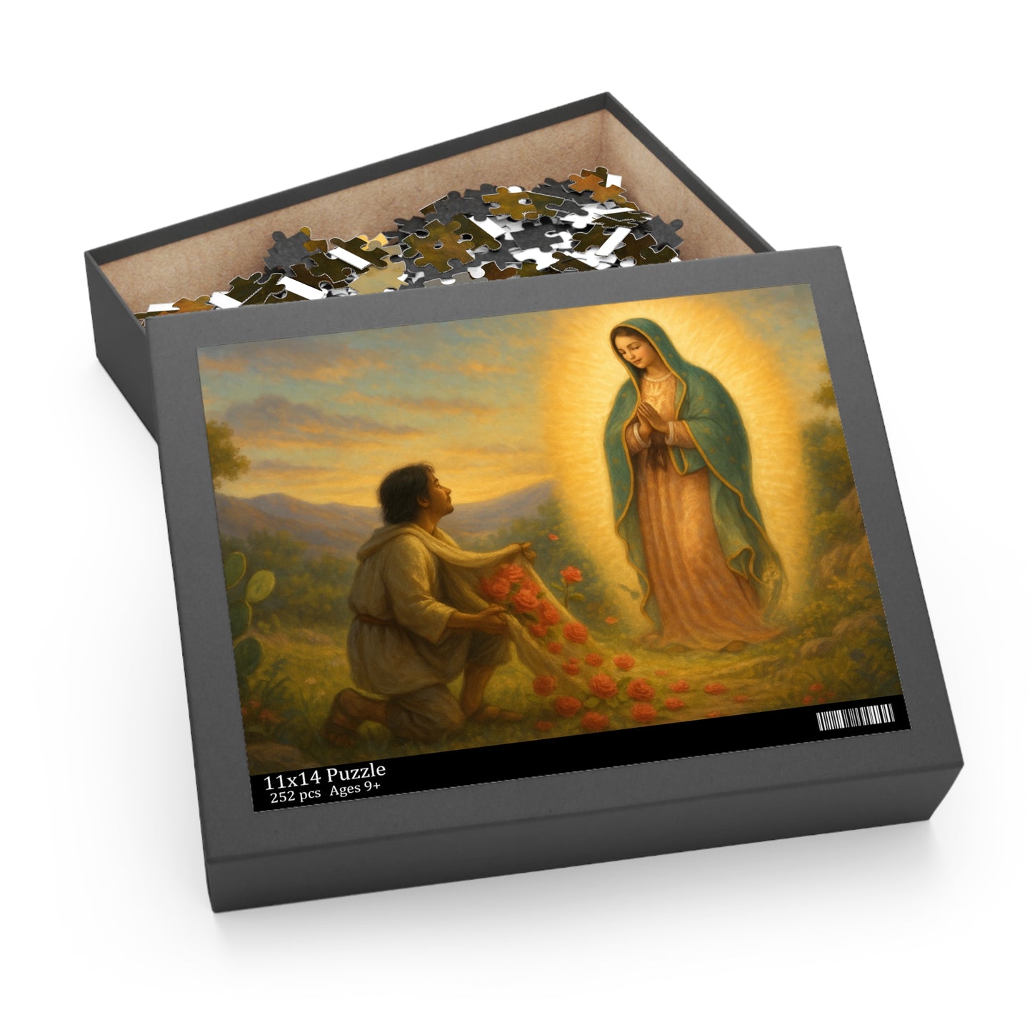 Our Lady of Guadalupe appears to Juan Diego on Tepeyac Hill