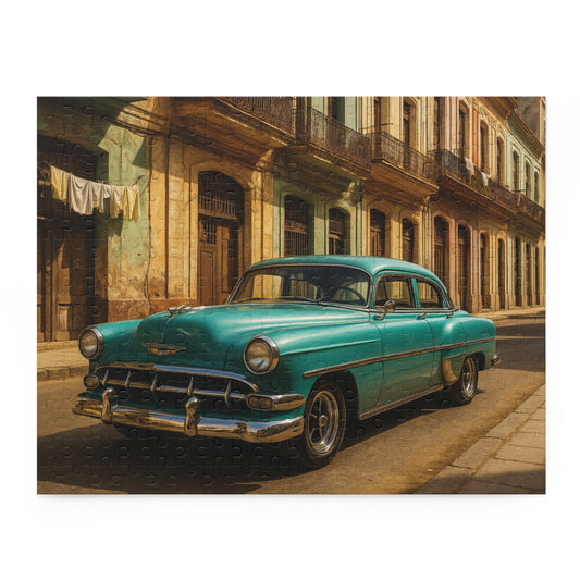Vintage Habana Car Puzzle for Nostalgia and Fun