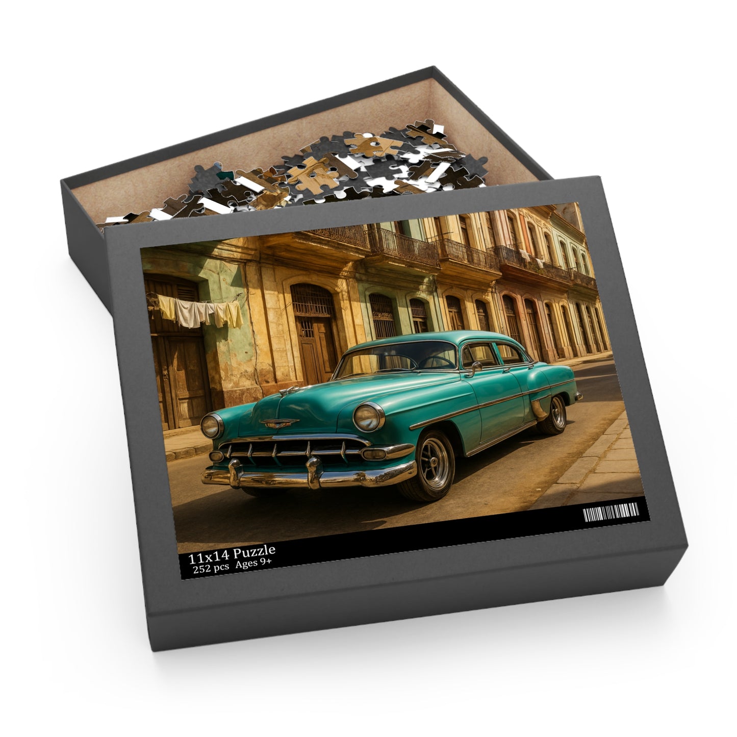 Vintage Habana Car Puzzle for Nostalgia and Fun