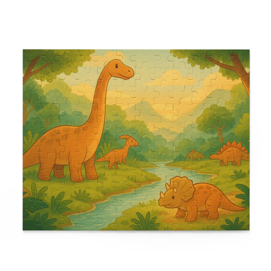 Dinosaur Adventure Puzzle - Fun Family Activity for Kids