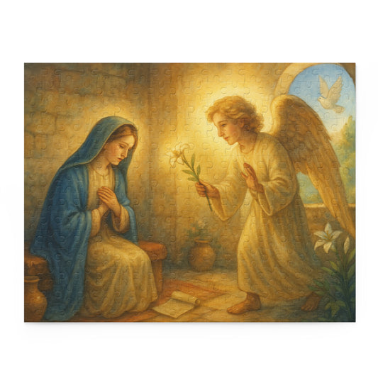 Serene Angel & Virgin Mary