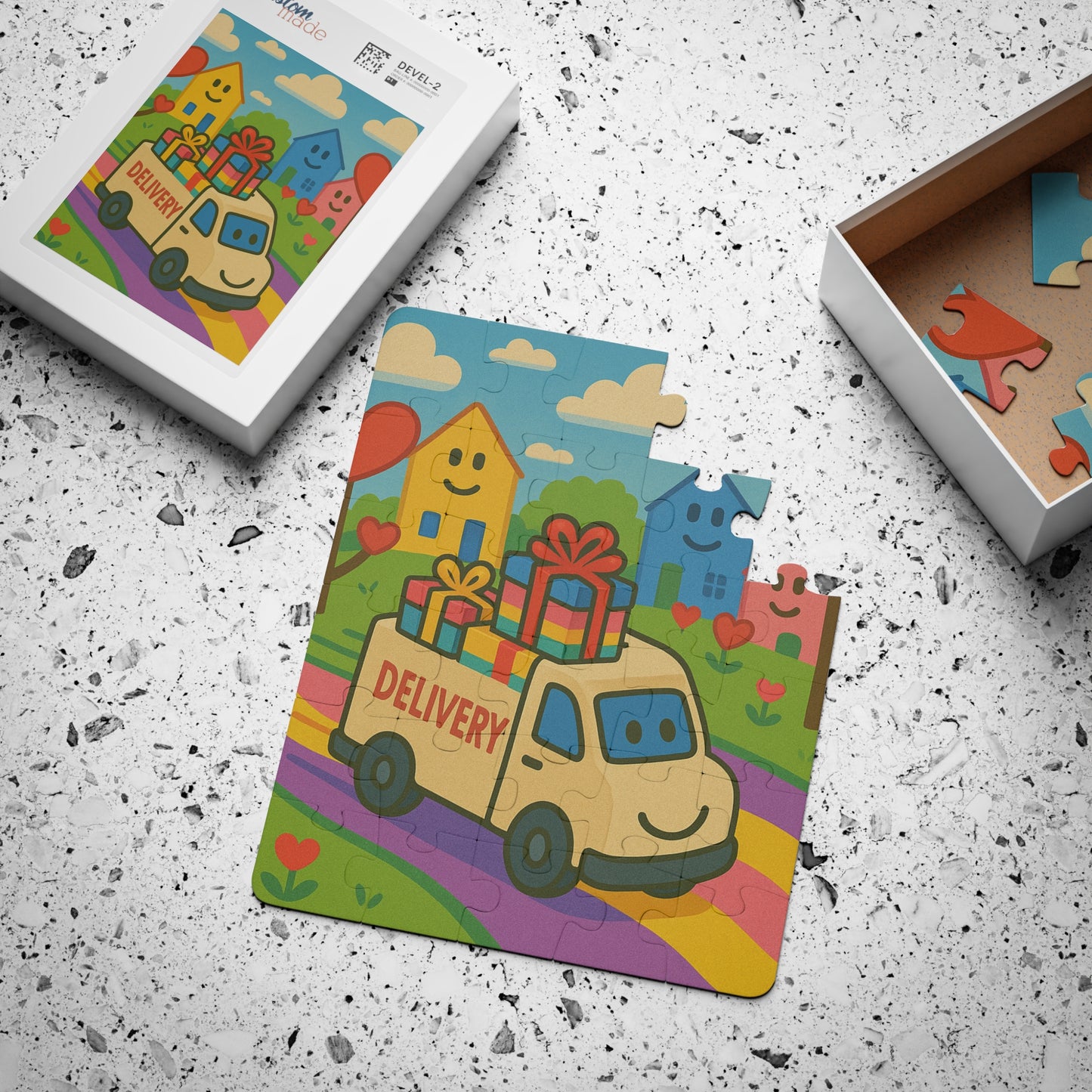 Sunny the Delivery Van – Gift Drop Puzzle