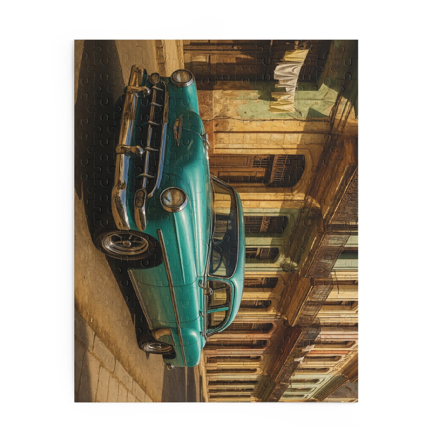 Vintage Habana Car Puzzle for Nostalgia and Fun