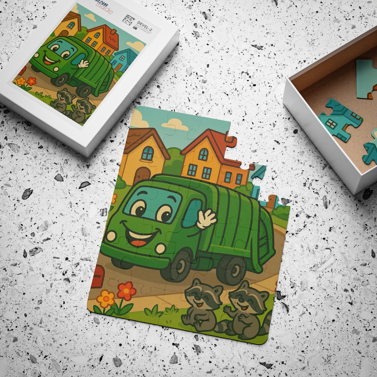 Smiley the Garbage Truck – Community Helper Puzzle
