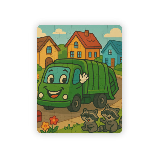 Smiley the Garbage Truck – Community Helper Puzzle