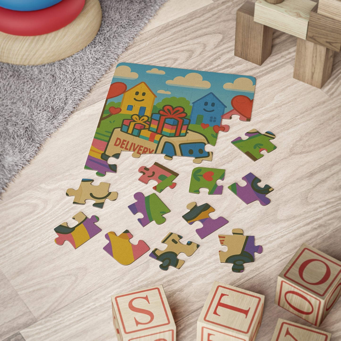 Sunny the Delivery Van – Gift Drop Puzzle