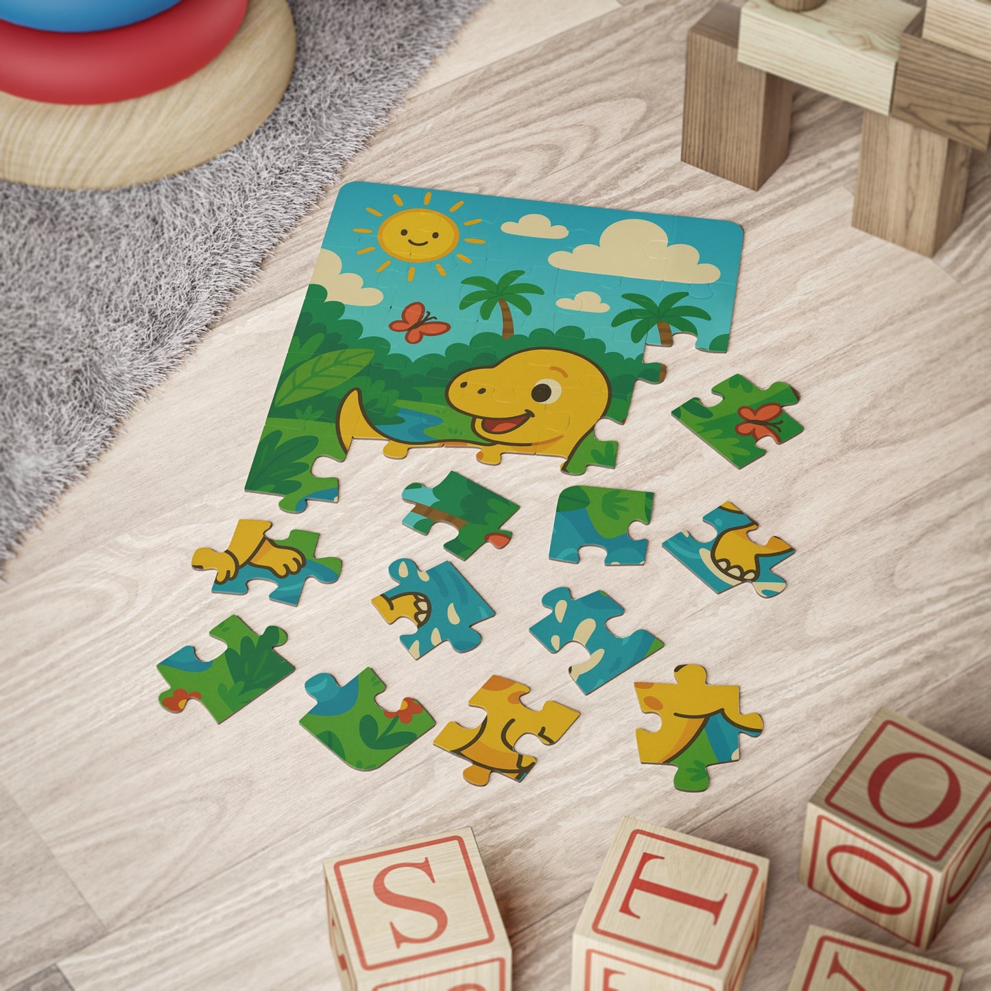 Kids' Dinosaur Puzzle - 30-Piece Fun for Young Explorers
