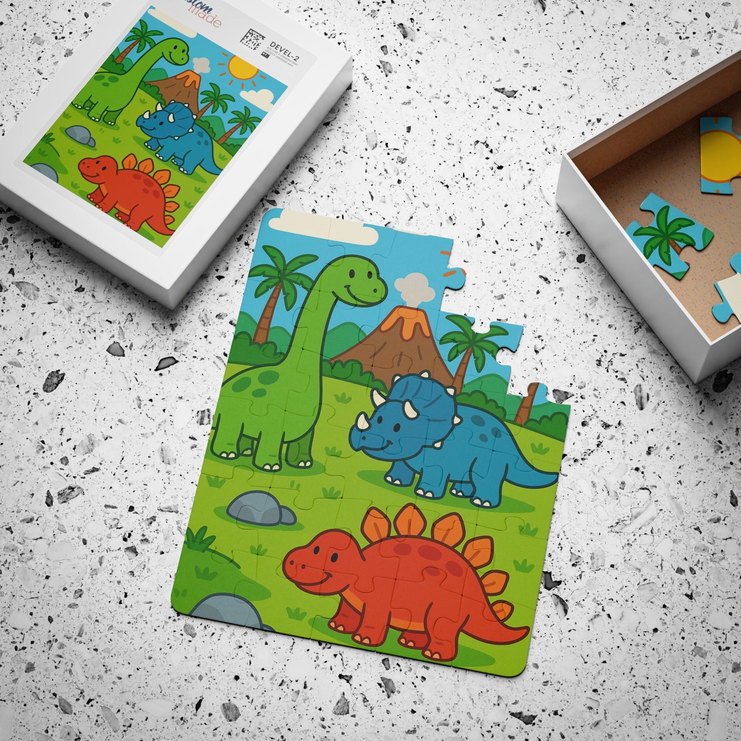 Dinosaur Themed Kids' Puzzle - 30-Piece Fun for Little Hands