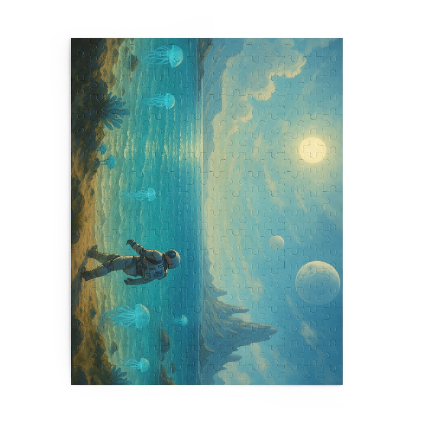 Upside down planet