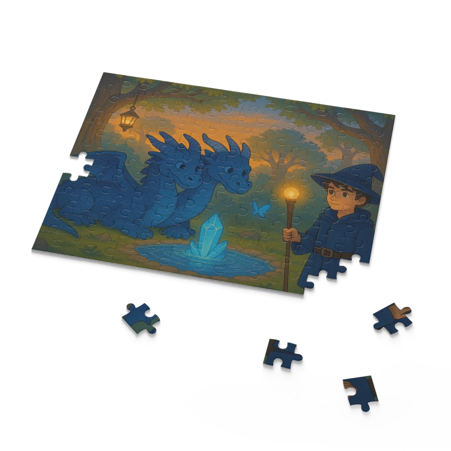 Magical Dragon Puzzle - 120-Piece Fantasy Jigsaw for Kids