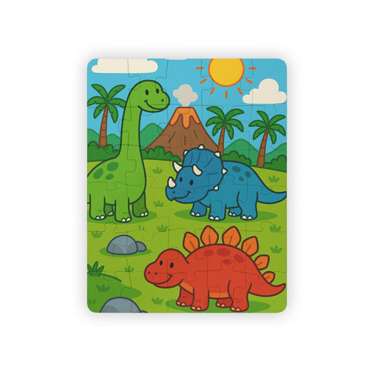 Dinosaur Themed Kids' Puzzle - 30-Piece Fun for Little Hands