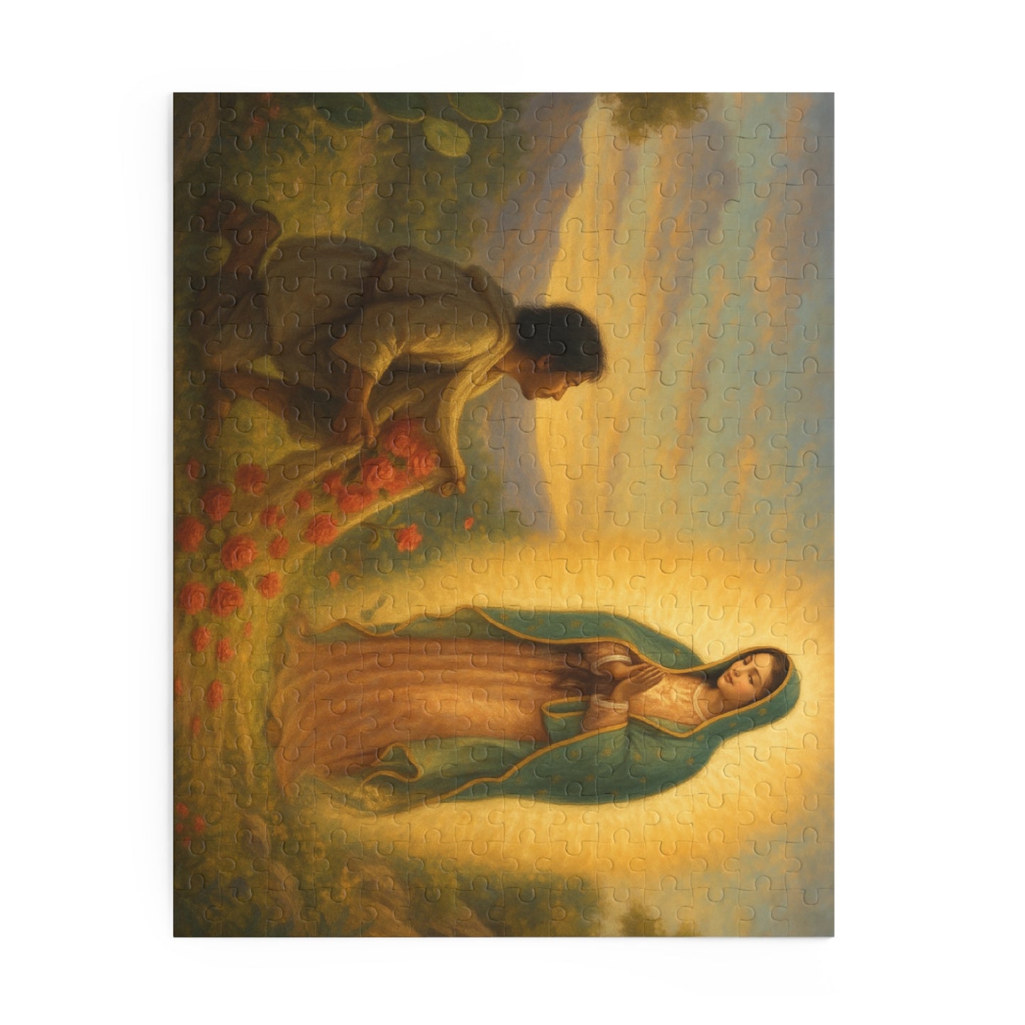 Our Lady of Guadalupe appears to Juan Diego on Tepeyac Hill