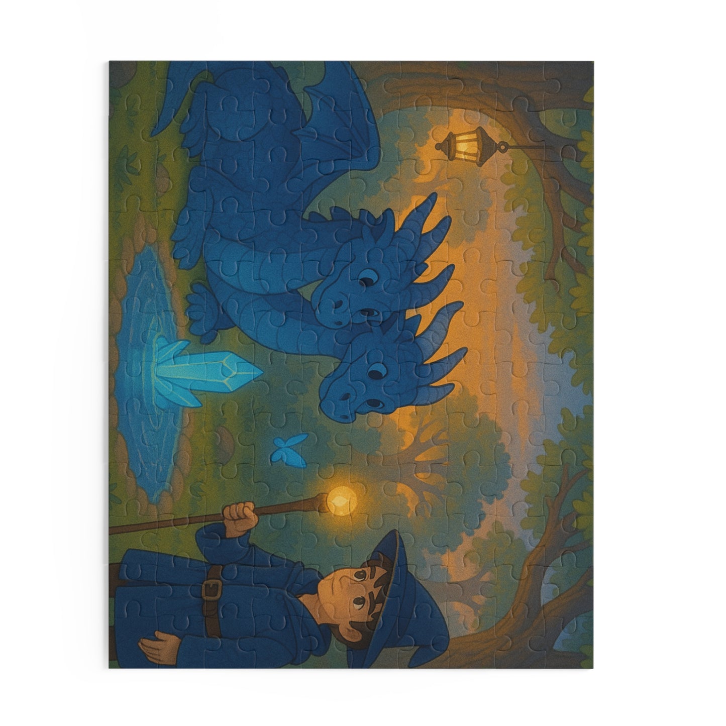 Magical Dragon Puzzle - 120-Piece Fantasy Jigsaw for Kids