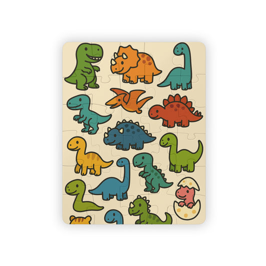 Colorful Dinosaur Puzzle for Kids - 30-Piece Fun Educational Toy
