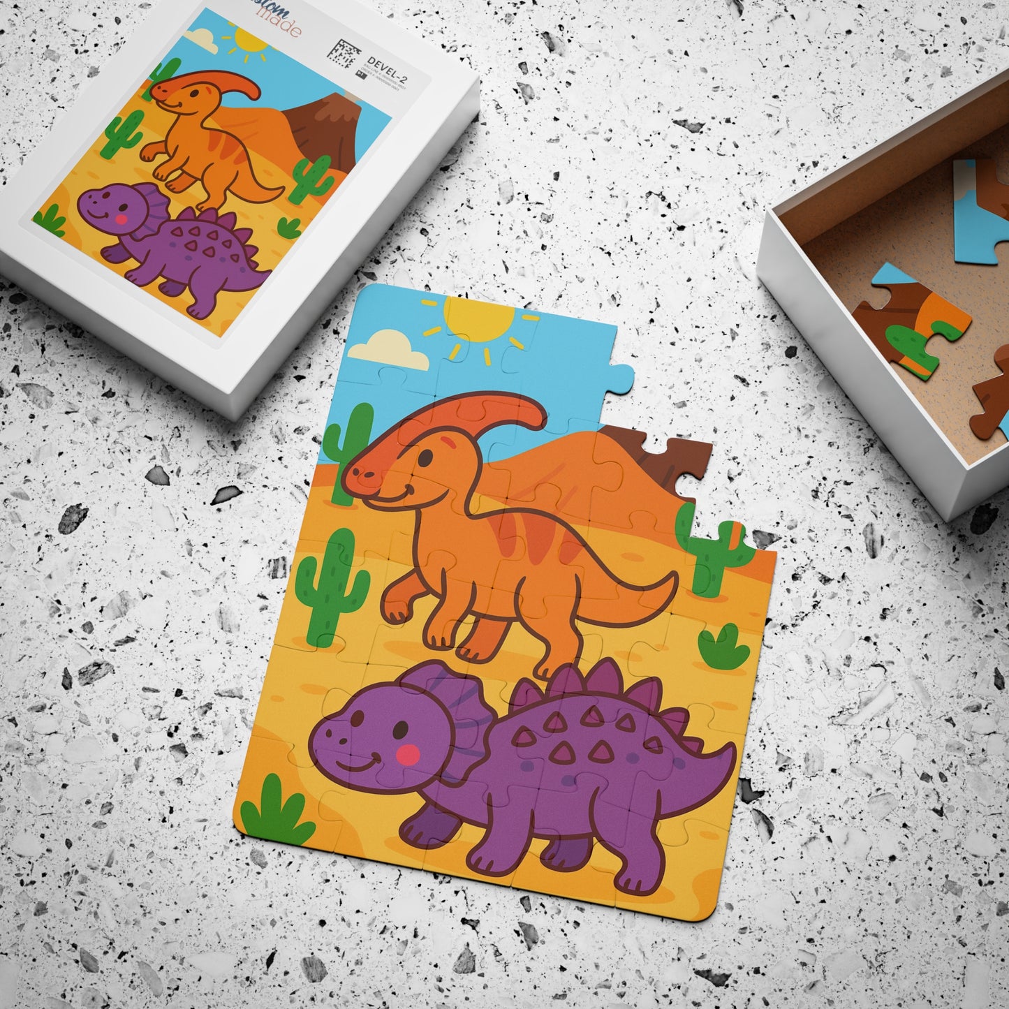 Dinosaur Adventure Kids' Puzzle - 30-Piece Learning Fun