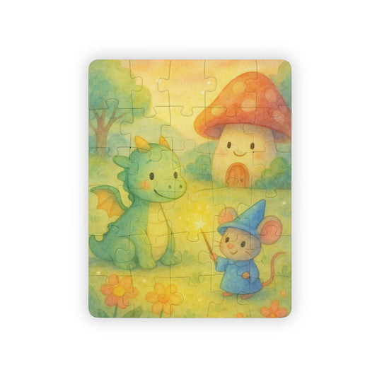 Enchanted Garden - Magical Dragon and Mouse