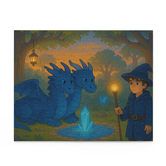 Magical Dragon Puzzle - 120-Piece Fantasy Jigsaw for Kids