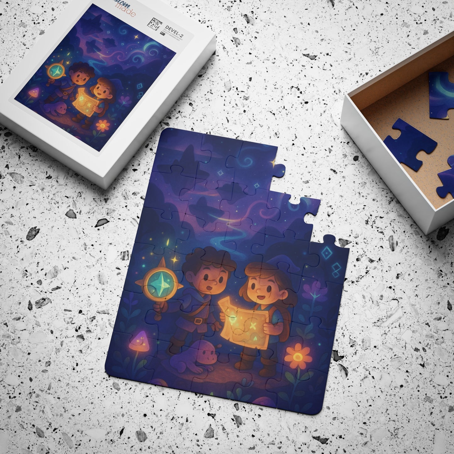 Enchanted Adventure Magical Night Scene