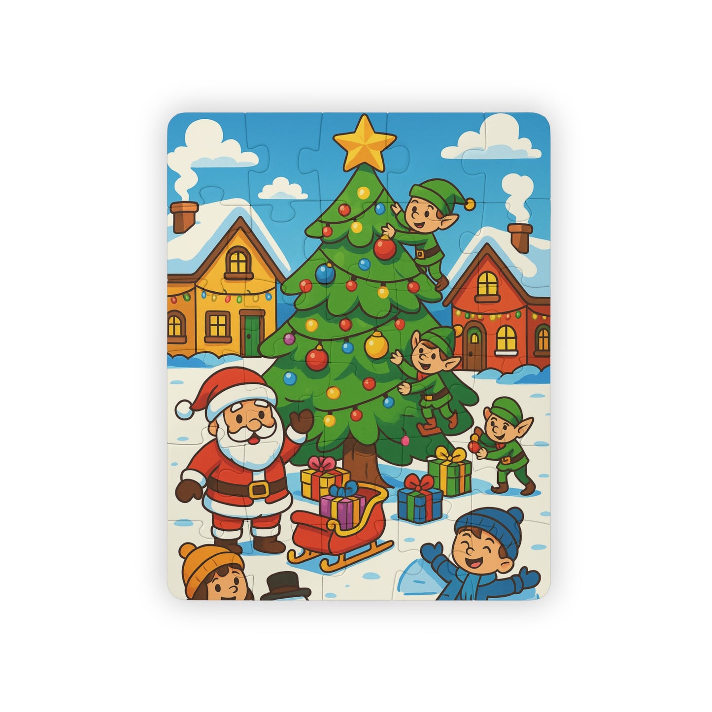 Santa’s Christmas Village – 30-Piece Puzzle