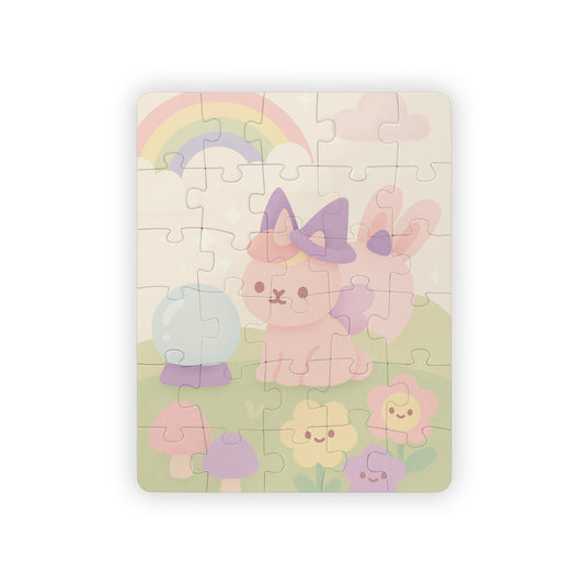 Cute Rainbow Bunny Fantasy Land